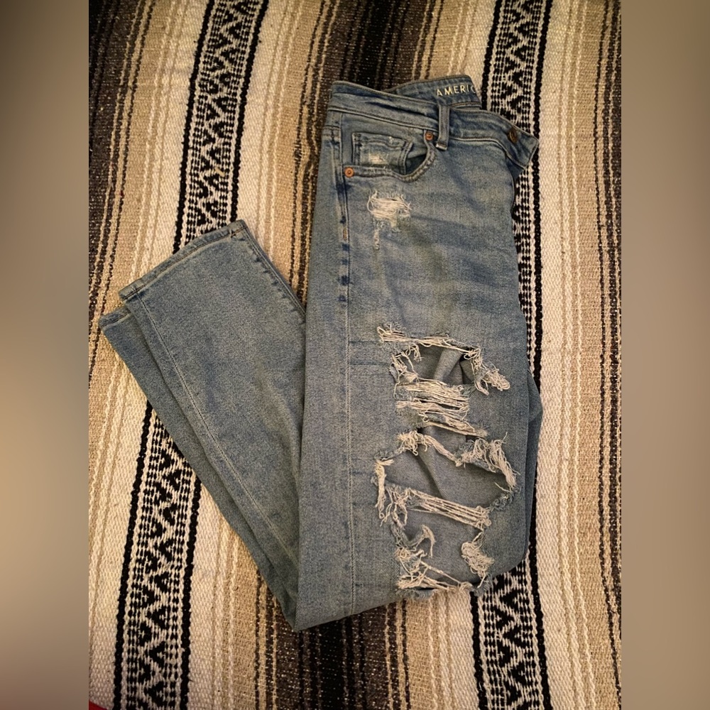 Ripped Blue Jeans